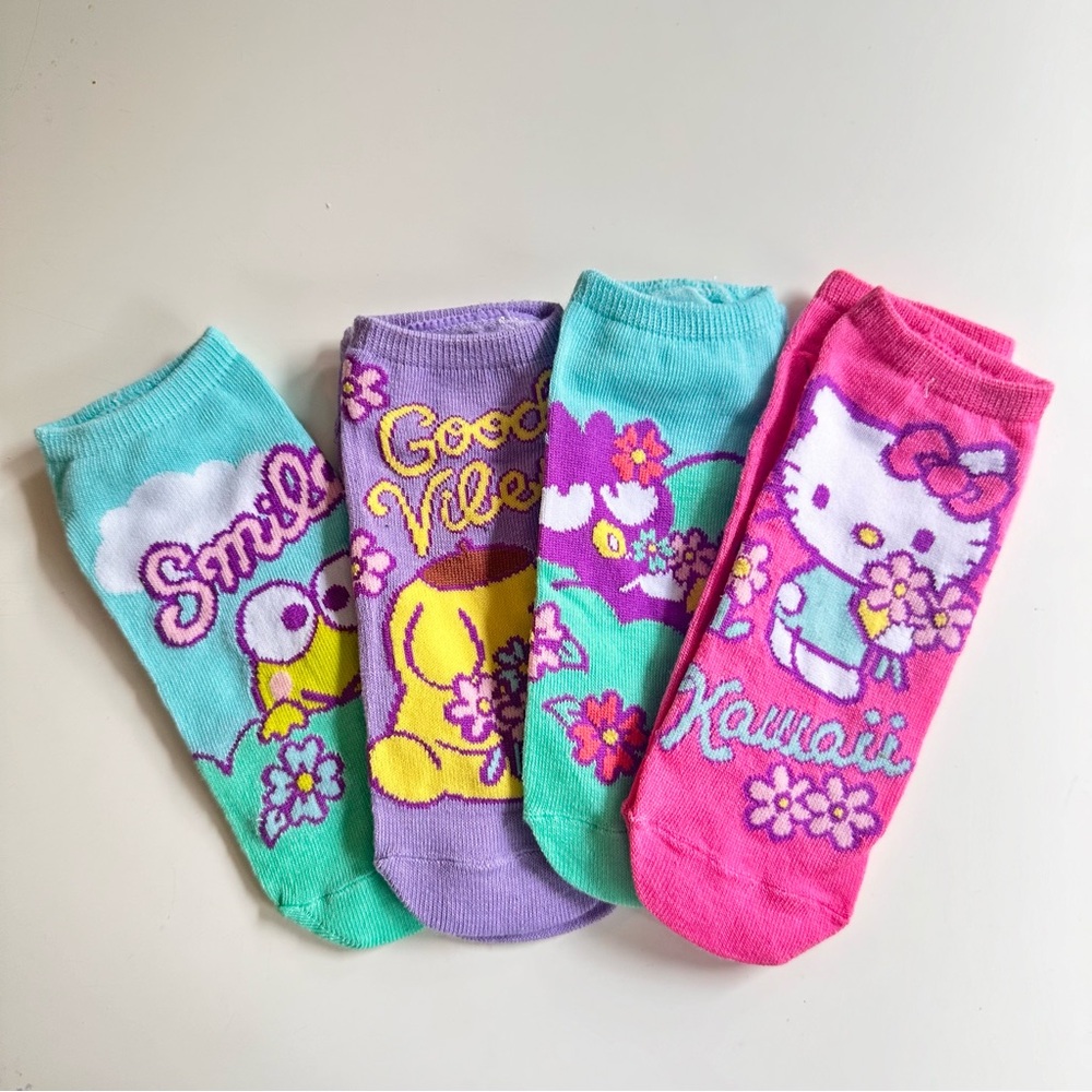 4 pack Sanrio Socks